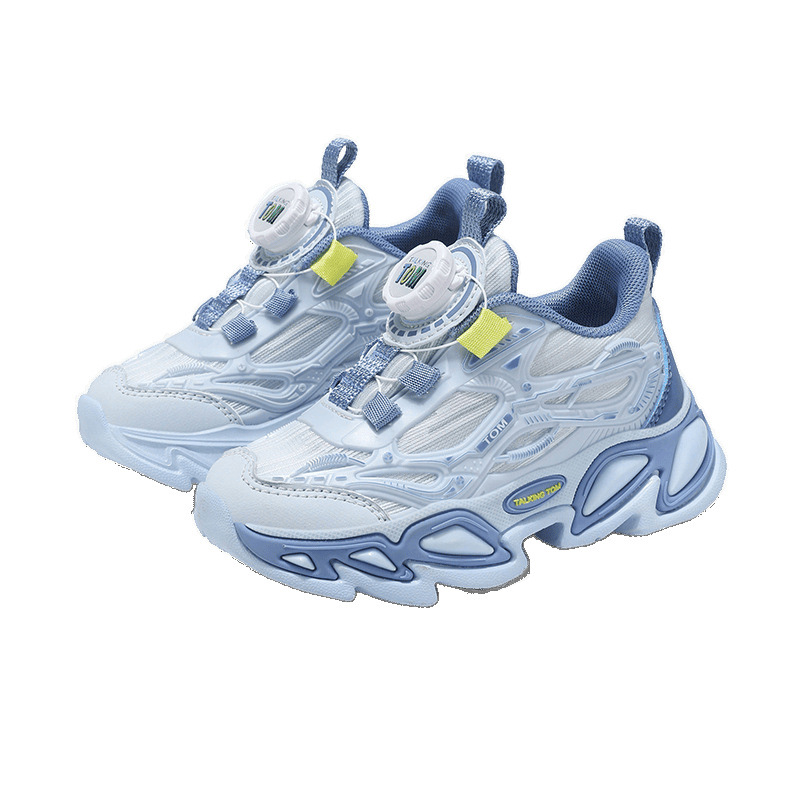 Tom Cat Zapatos para niños Zapatos de papá para niños Zapatos deportivos de malla de primavera y otoño para niños Zapatos para correr ligeros para niños de mediana edad