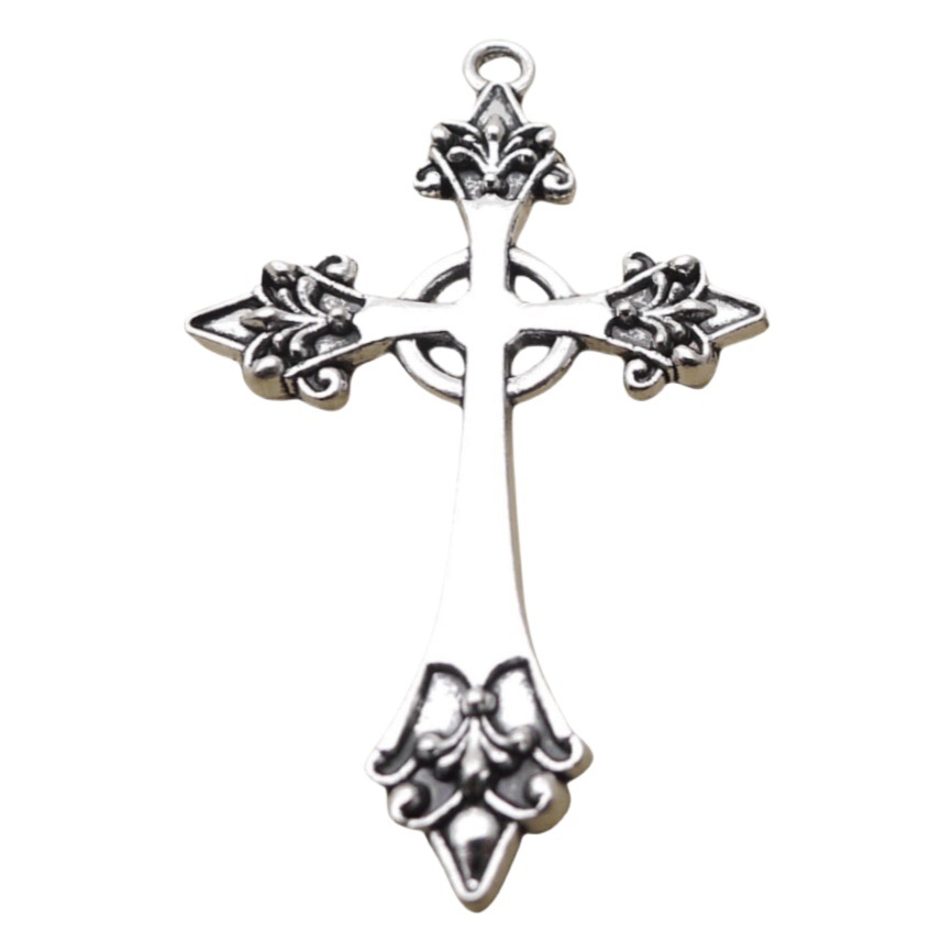 wish AliExpress cross-border foreign trade hot DIY retro cross alloy jewelry accessories bracelet necklace pendant