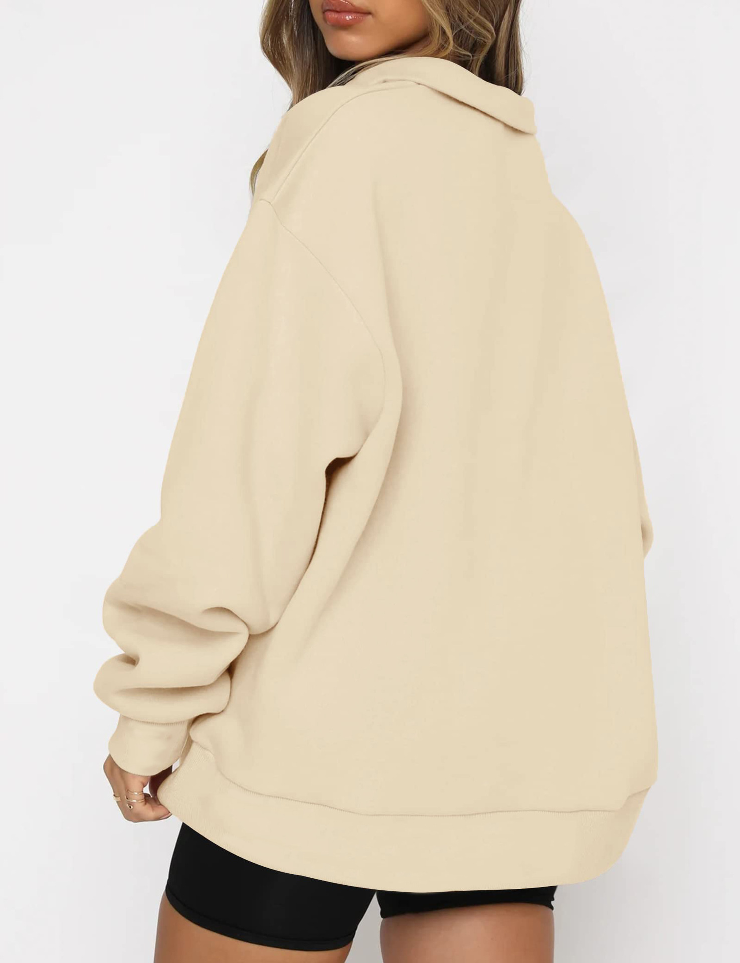 Women's Casual Pullover Sweatshirt Long Sleeve Autumn Winter Top_voghion.com