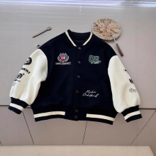 男童外套2025新款秋装棒球服夹克秋季中大儿童上衣春秋款运动服潮