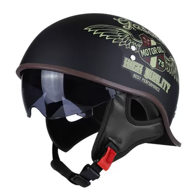 Helmet Men's Summer Half Helmet Motosiklet kaskı (dəbilqə)