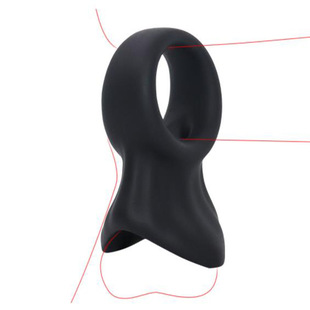 Liquid Silicone Precision Locking Ring Tongue Type Scrotum Restraint Delayed Precision Locking Ring Adult Products Male Penis Restraint Ring