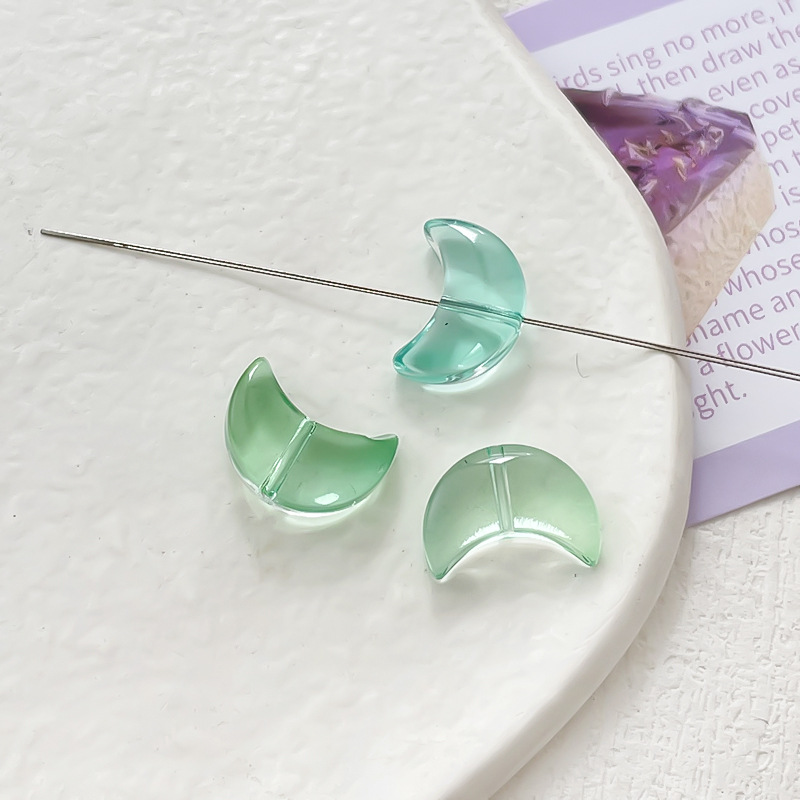 21g Weight Beads Jewelry Making Type 10 * 8mm, 11 * 16mm Jewelry Making Size DIY Jewelry Accessories Classification 10 Pieces Quantity glass Material Leaf, Flower Pattern Simple Style Style 10 Pieces 10 * 8mm 11 * 16mm Glass Leaf Flower DIY Jewelry Accessories Beads 14