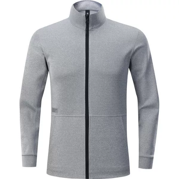 Fashion Casual Knitted Sports Jacket Autumn and Winter Casual Fitness Wear Sweatshirt Football Basketball Badminton High Elastic Breathable