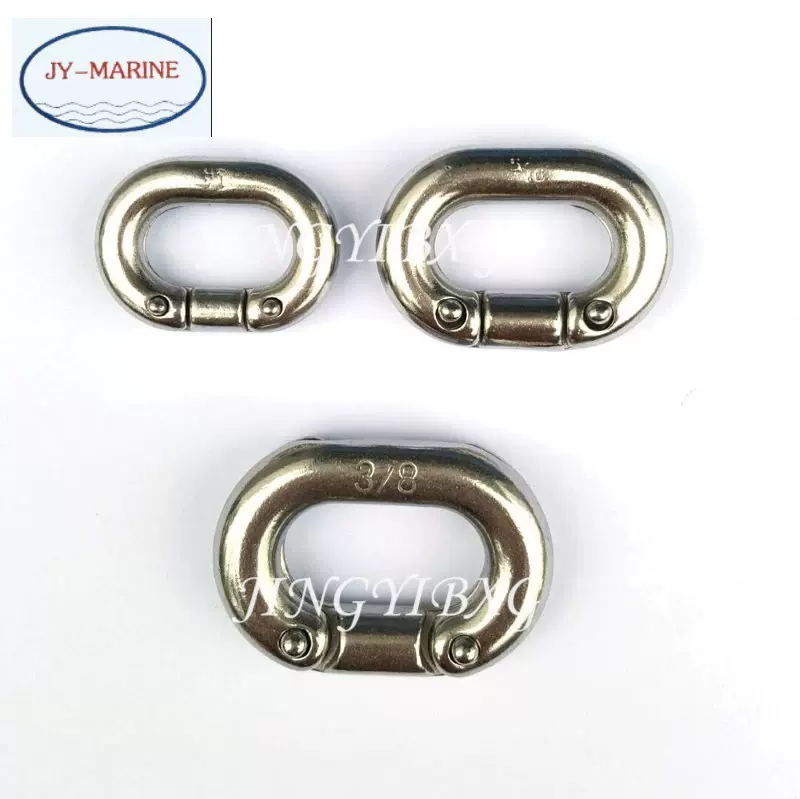 优惠批发不锈钢304316链条连接件链卡链扣快速连接配件耐腐