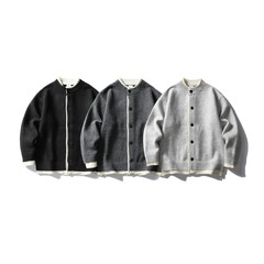 RUIIENRS x NEOISM 2025 秋季新款休闲百搭假两件开衫毛衣MY2532