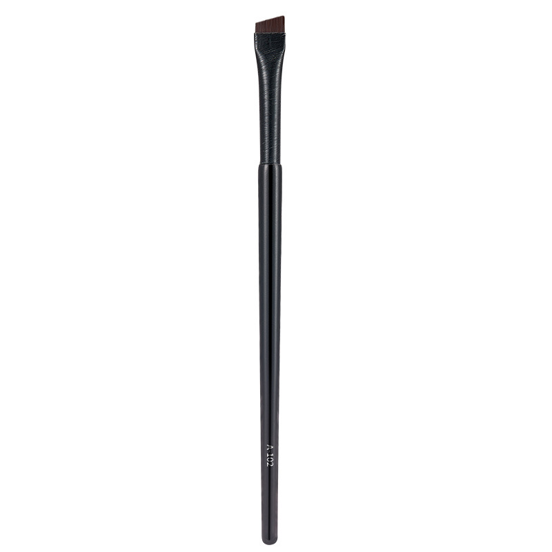 GECOMO hoja oblicua ceja cepillo plano delineador de ojos contorno oblicua delineador de ojos cepillo de maquillaje herramientas de belleza