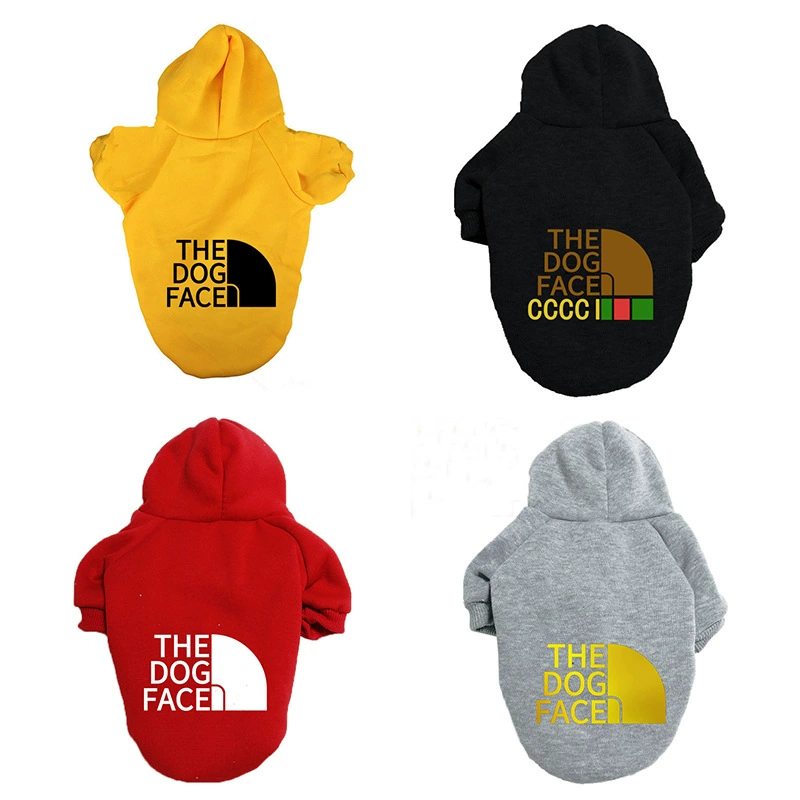 Осенне-зимняя одежда для домашних животных Метод толстовки с капюшоном Теплая Одежда для собак Доу Подходит для одежды для маленьких и средних домашних животных Милый