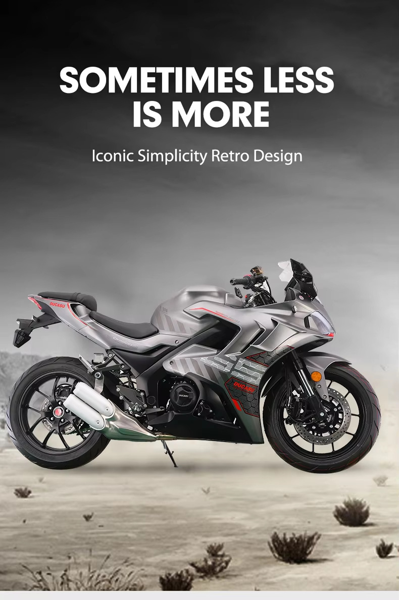 Construction of Dk200/250/400Cc Motorcycle, Motorcycle, Sports Car, Single-Cylinder Water/Oil-Cooled Ducasen Cross-Border Motorcycle