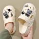 Hole Shoes Men's 2025 New Summer Outer Wear Thick Sole Dung Feeling Outdoor Beach Lovers Baotou Slippers Women