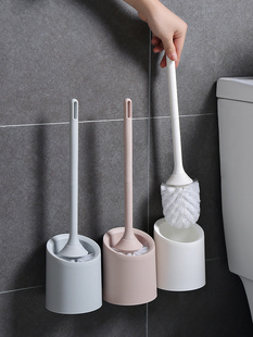 Punch-free Wall-mounted Toilet Brush suit Toilet Brush Household Long Handle Toilet Cleaning Brush