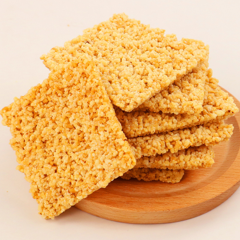 Whole Glutinous Rice Crab Fragrant Egg Yolk Fried Rice Crisp Snack Full Box 5 Pounds Loose Packing Internet Celebrity Office Leisure Snack Food Wholesale