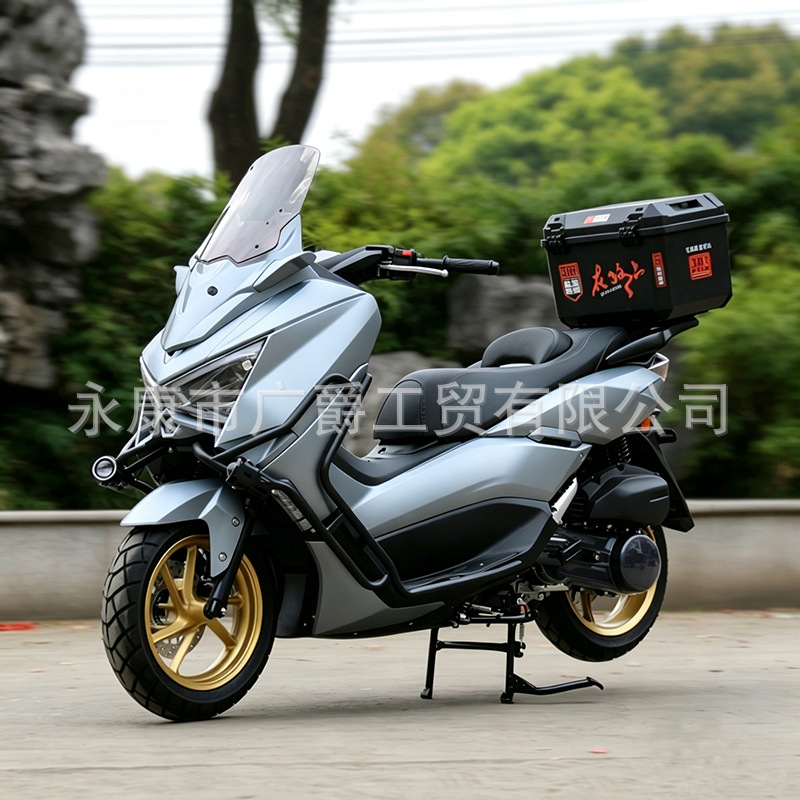 Cross-Border Export of 150Cc Mengshi Fourth-Generation Scooter Motorcycles, New Two-Wheeled Fuel-Powered Off-Road Motorcycles Directly Supplied by the Manufacturer