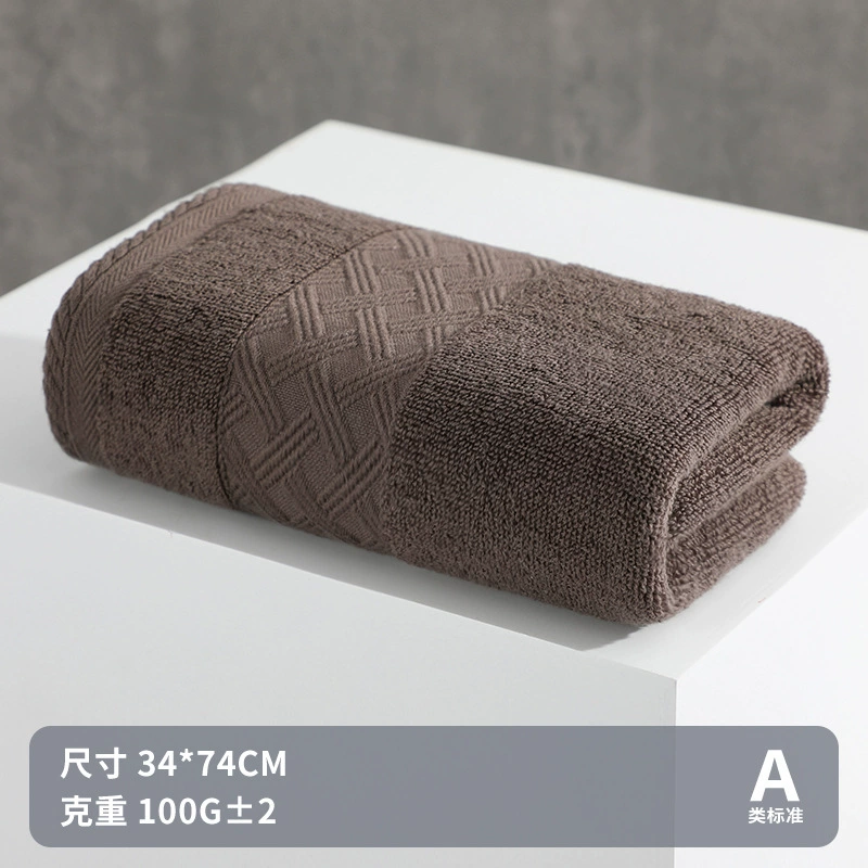 Хлопковое мягкое полотенце для лица,Thickened домашнее полотенце, 34×75 см, оптовые цвета