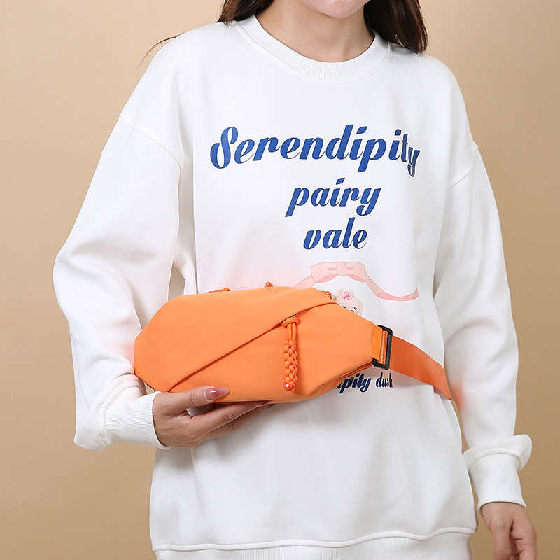 Bolso de pecho portátil de moda al aire libre simple coreano inns bolso de hombro casual de nylon bolso deportivo a prueba de rociadores