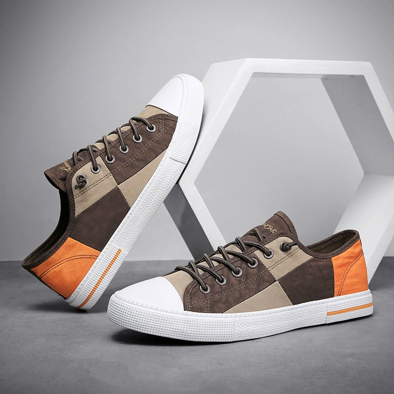 Старая пекинская обувь из ткани мужская весна дышащая дикий педаль ленивая повседневная обувь из ткани мужская спортивная обувь