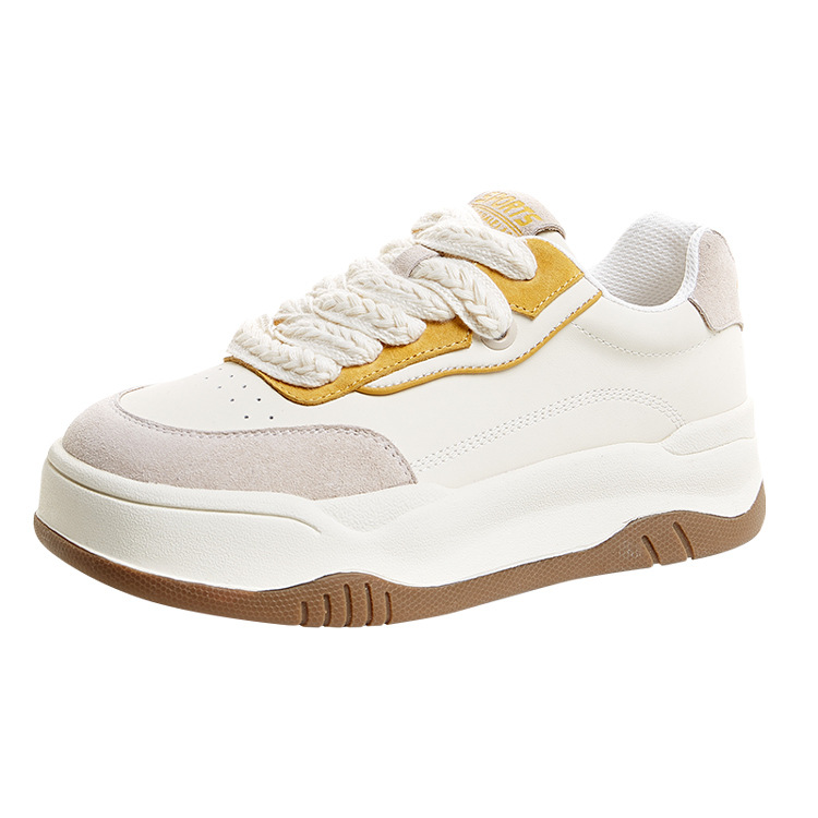 Damen Casual Sneaker Weiße Leichte Versatile Dad Shoes_voghion.com