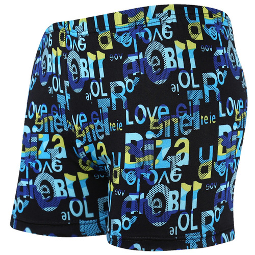 Men's Large Size 180 Pounds Loose Quick-Dry Embarrassment-Free Swim Shorts with Fashion Patterns Adult Swim Shorts Wholesale