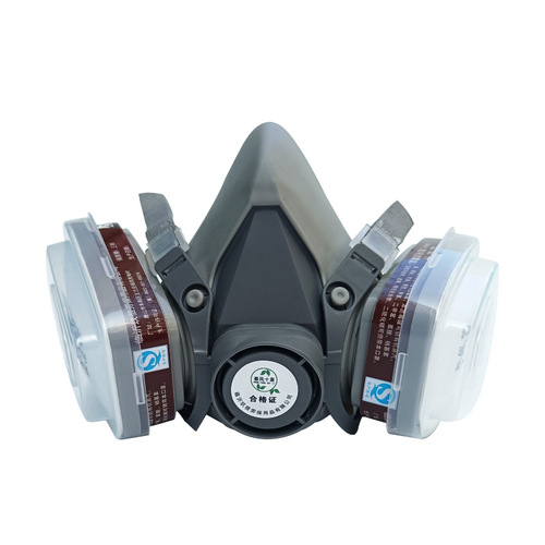 6200 Anti-toxic Mask Half Face Mask for Pesticide Spray, Paint, Chemical Formaldehyde, Decoration, Activated Carbon, Dustproof, Antitoxic