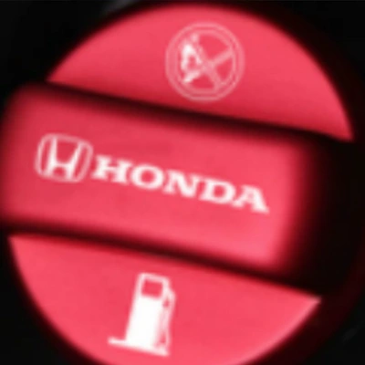 Applicable to Honda XRV Crown Road URV chic CRV Civic Accord fuel tank cap stickers modified 95# fuel warning cover (Other Automotive Interior Supplies) - honda-logo-red