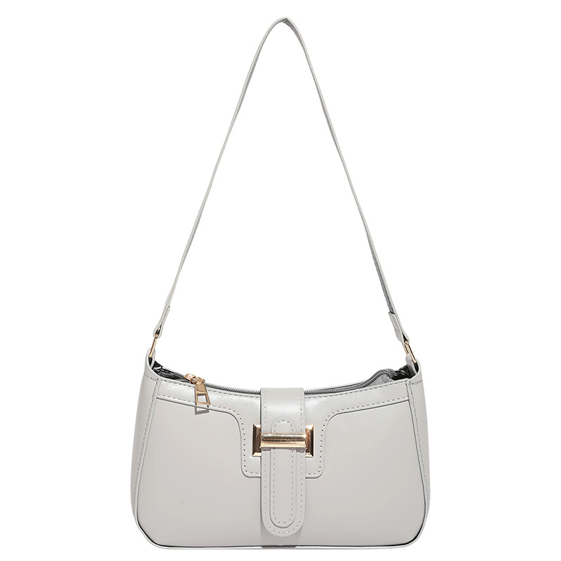 Bolso de brazo retro de alta calidad para mujeres 2025, nuevo bolso de mujer, bolso de hombro de moda, simple bolso de estilo exterior.