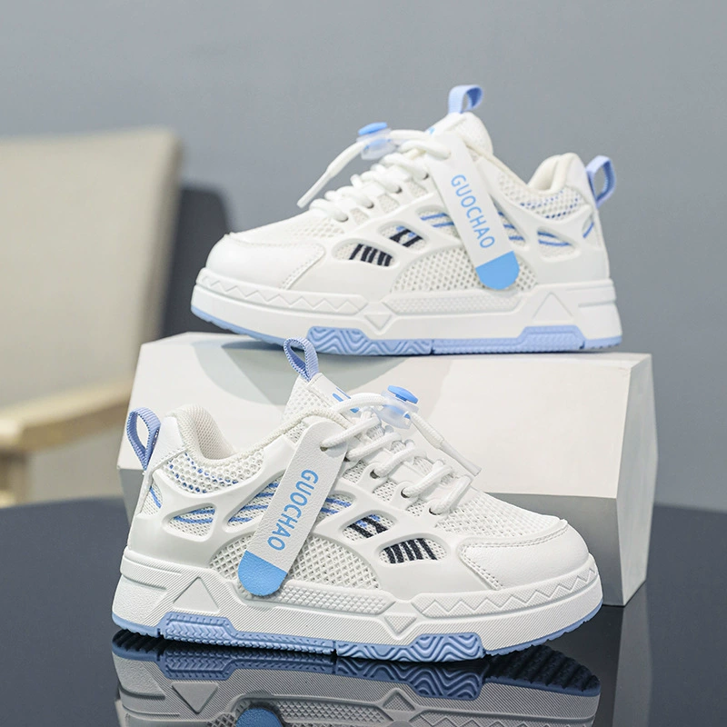 Детская обувь для девочек 2024 новые осенние детские кроссовки для девочек сетчатые туфли