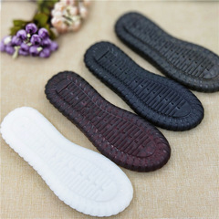 Wholesale handmade hook macaroni flower yarn anti-kick transparent rubber crystal bottom anti-slip wear-resistant soft spring autumn winter quilted