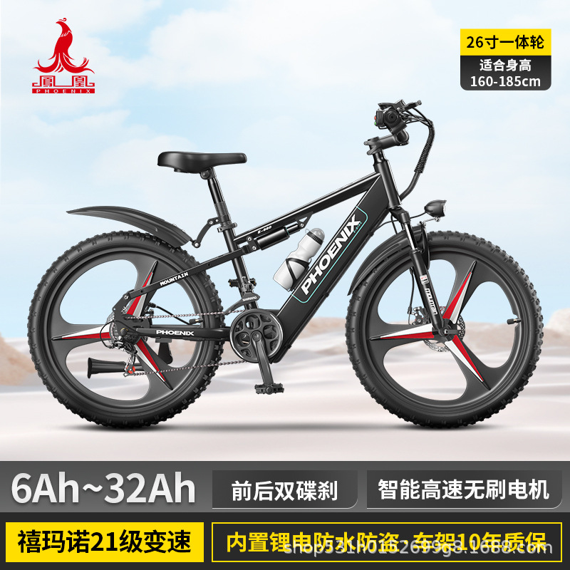 Bicicletas eléctricas asistidas por Phoenix Vehículo eléctrico masculino para mujeres Bicicletas eléctricas asistidas por litio Bicicletas de viaje
