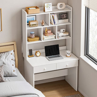 Desk Bookshelf Integrated Bookcase Student Desk Study Table Simple Rental Home Bedroom Economical Computer Desk
