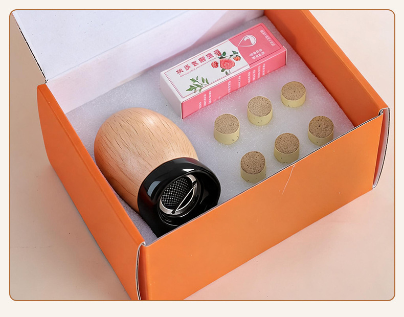 Bian Stone Facial Moxibustion Jar 3-Piece Warm Therapy Set with Guasha Massage for Spa and Home Use 500g in use