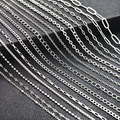 304ステンレス角線十字o型唇チタン鋼チェーンdiyネックレスブレスレット眼鏡鎖飾り卸売り