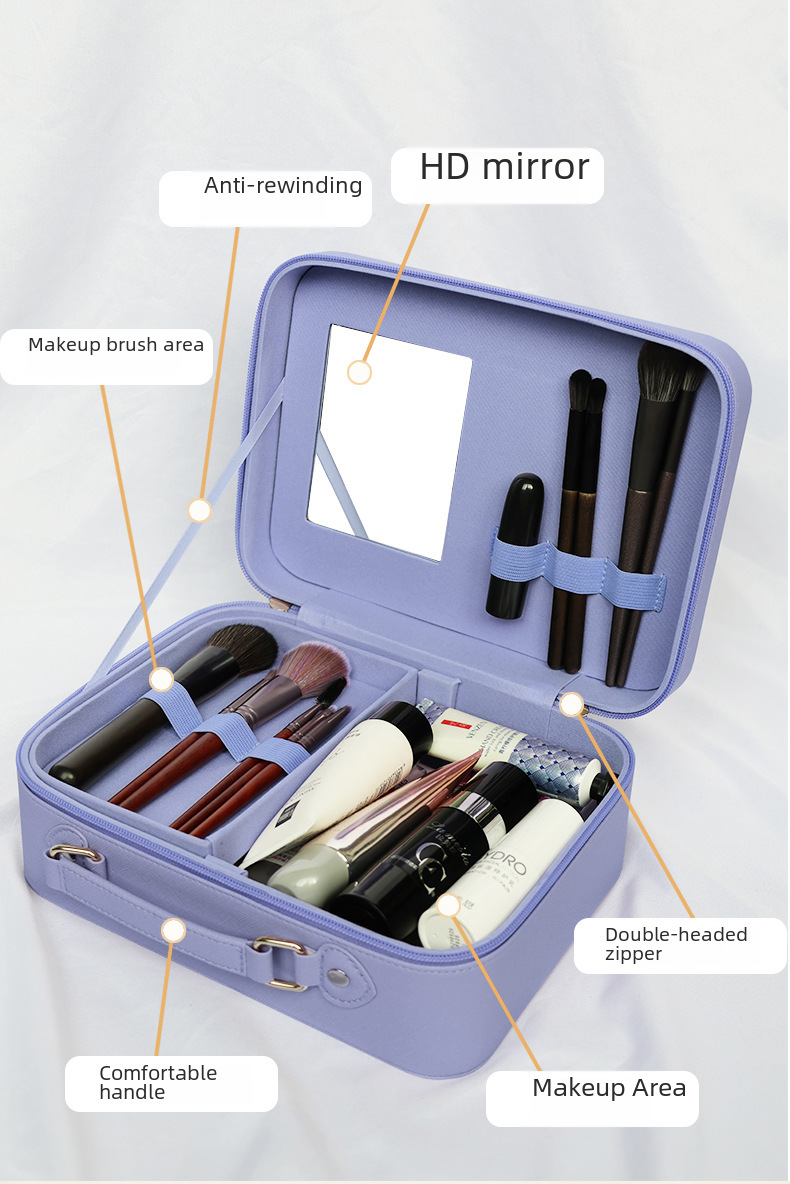 2023 new cosmetic bag ins style super popular portable travel cosmetic case large capacity Korean style cosmetic storage box