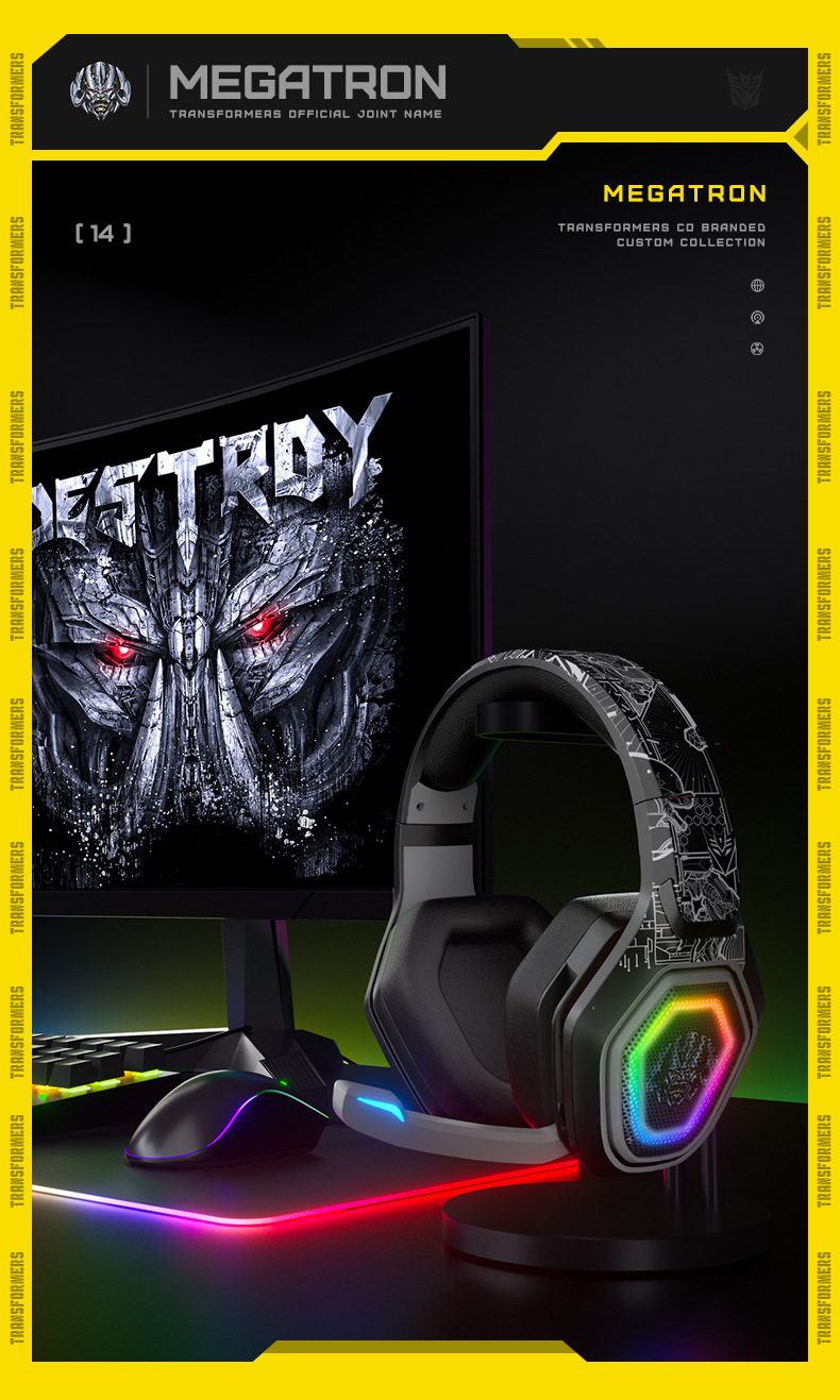 Transformers Bumblebee G01 Bluetooth Headphones