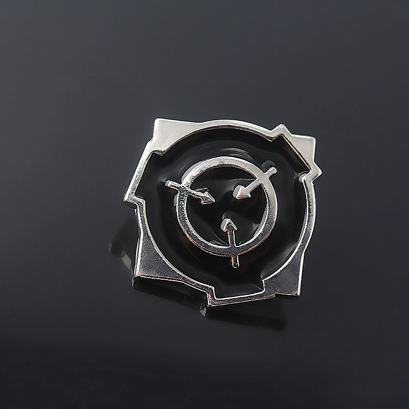SCP Foundation Metal Brooch Paranormal Phenomena Mysterious Creature Collection Organization Badge