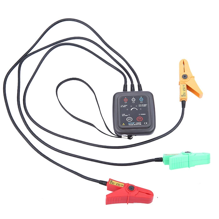 Iridium ETCR1000C бесконтактный фазовый детектор для обнаружения последовательности фаз прибора индуктивный фазовый последовательт Китай