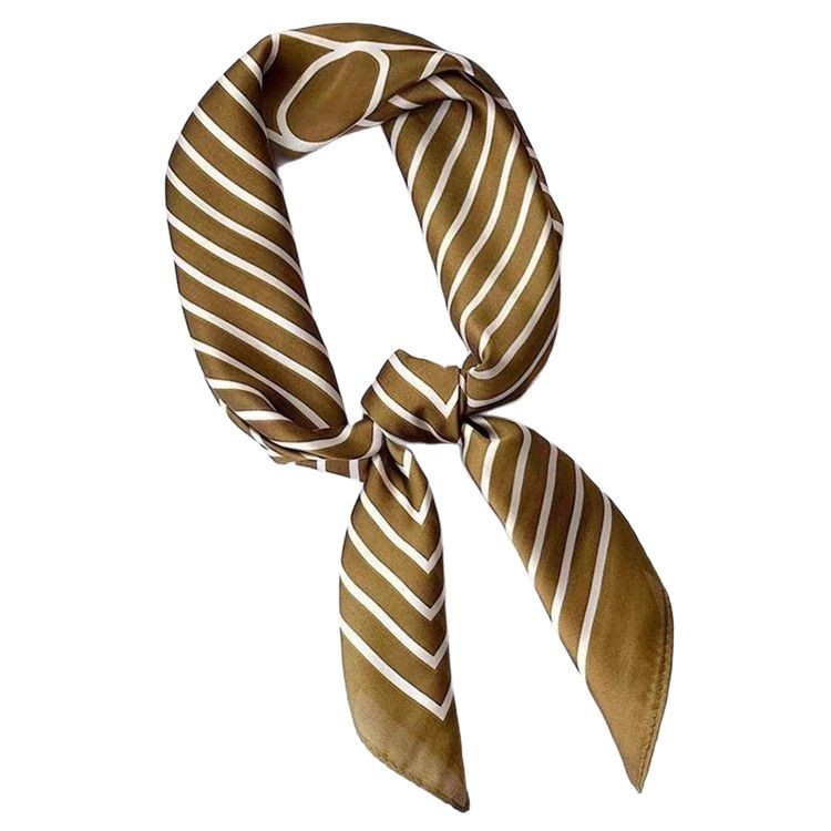 2025 nueva correa de cuello flor de anacard pequeña bufandas cuadradas bufandas de seda con camisa decoración de mujeres de alta calidad accesorios de cuello