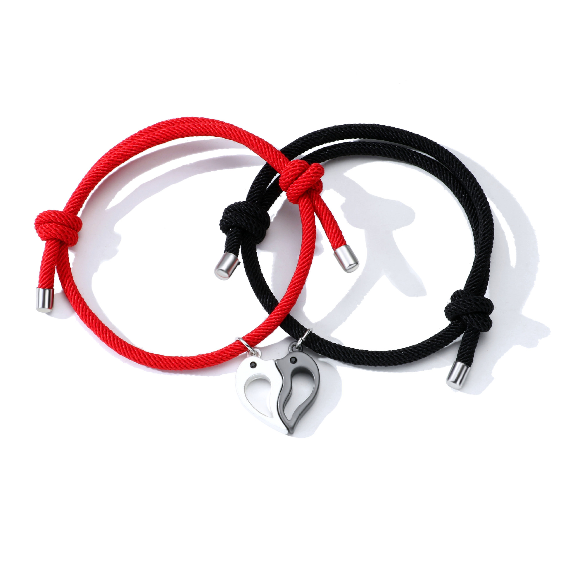 Elegant Simple Style Dolphin Alloy Plating Valentine's Day Couple Bracelets display picture 4