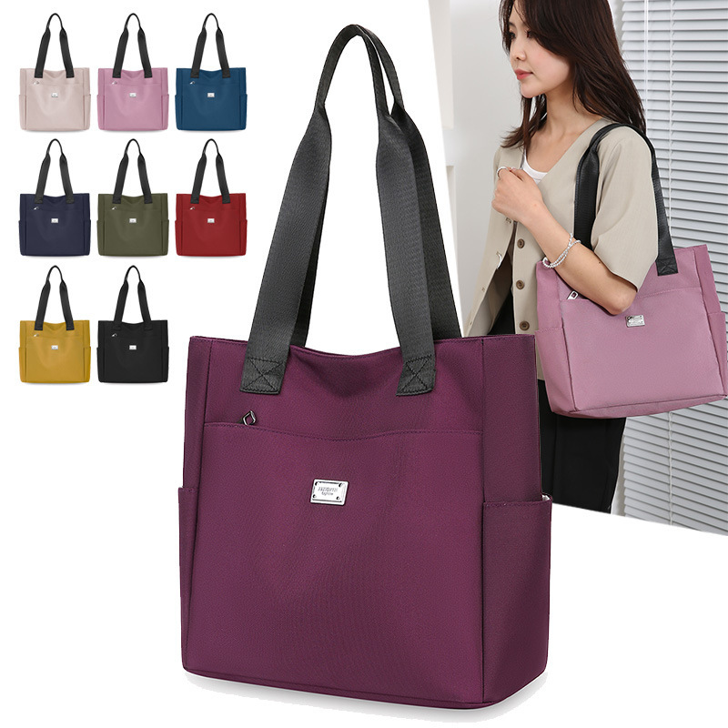 2024 New Mom Bag Women's Bag Nylon Shoulder Bag Fashion Large Capacity Handbag Oxford Cloth Tote Bag Wholesale 2024 New Mom Bag Women's Bag Nylon Shoulder Bag Fashion Large Capacity Handbag Oxford Cloth Tote Bag Wholesale