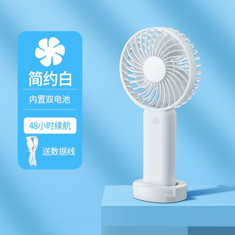 Ventilador de mano modelo de carga de ventilador pequeño usb con pantalla digital Mini ventilador de mano certificado KC/PSE 5 archivos al por mayor