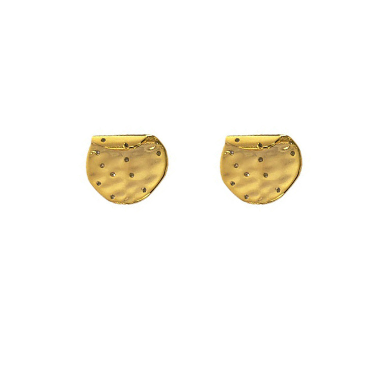 1 Pair Simple Style Geometric Copper Ear Studs display picture 8