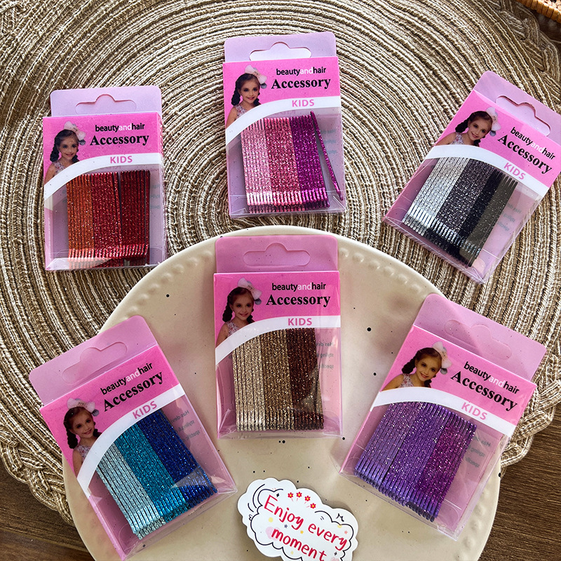 Plastic, Resin Material Multicolor Pattern All Seasons Season Casual Elegant Simple Style Kid'S Multicolor Plastic Resin Sequins Hair Clip