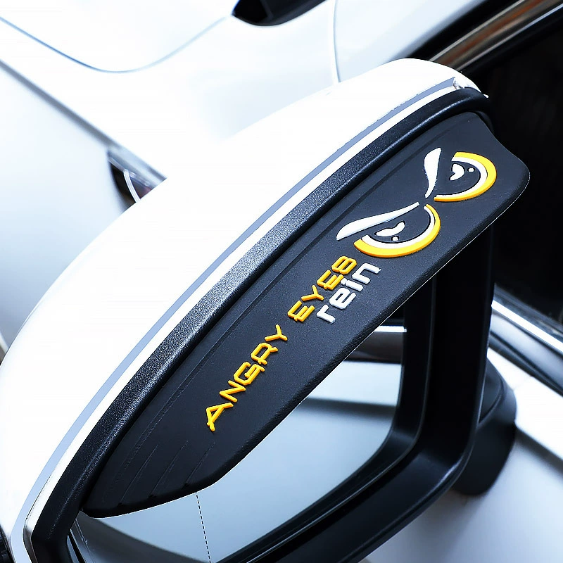 Автомобильное зеркало заднего вида от дождя Мультфильм дождь бровь стекло зеркало заднего вида дождевик автомобильный дождевик