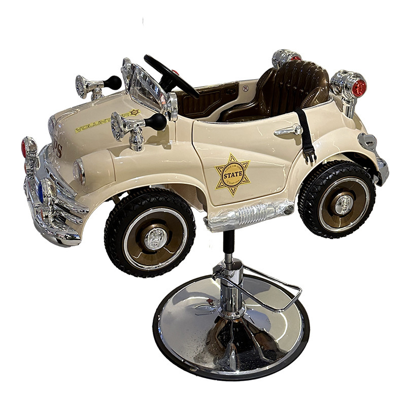 Silla de corte de pelo de automóvil infantil de dibujos animados eléctricos juguetes de corte de pelo elevador silla de salón de peluquería silla de pelo