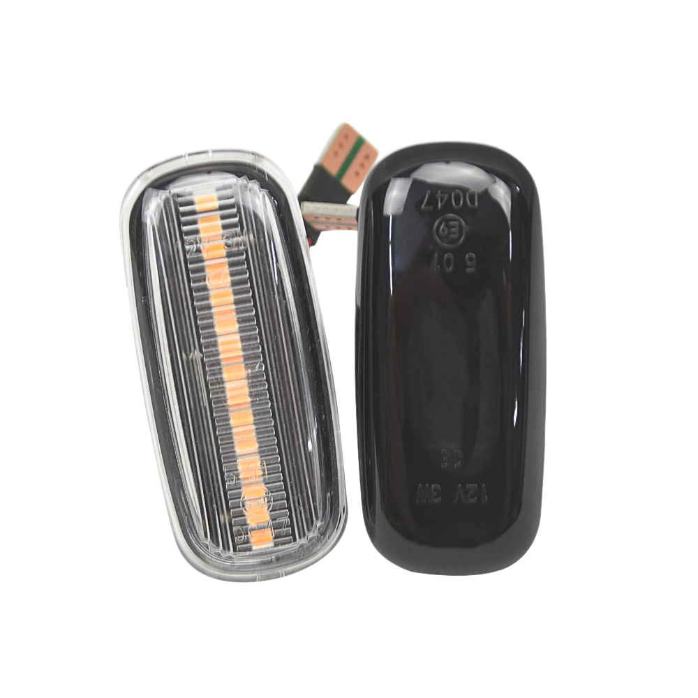 Suitable for Audi A3 A8 TT LED sequential side turn signal lights, fender lights, yellow signal lights, car modification