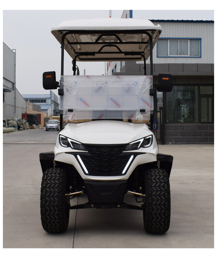 Electric Golf Cart New Scenic Spot Sightseeing Car Hotel Four-Wheel Reception Battery Car 4-Seater 6-Seater Patrol Car