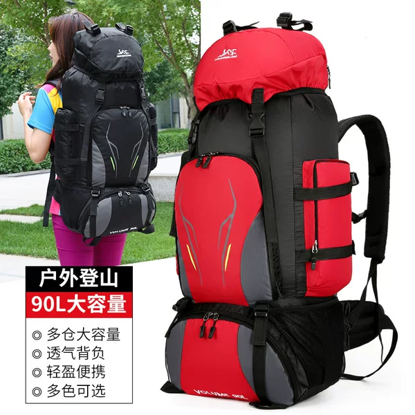 90L Large Capacity Backpack for Men and Women Travel Backpack Travel Luggage Bag Outdoor Backpack Camping Mountaineering Bag