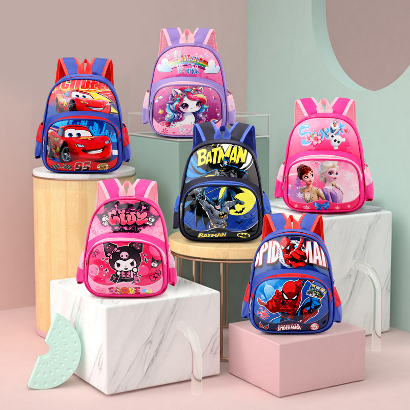 2024 new children's bag cartoon cute boys and girls to reduce the burden of kindergarten school bags children's backpack wholesale