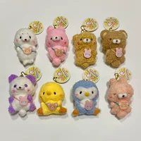 Животное детский сад мультфильм милый пингвин цыпленок кролик медведь плюшевый кулон кукла кулон рюкзак висит