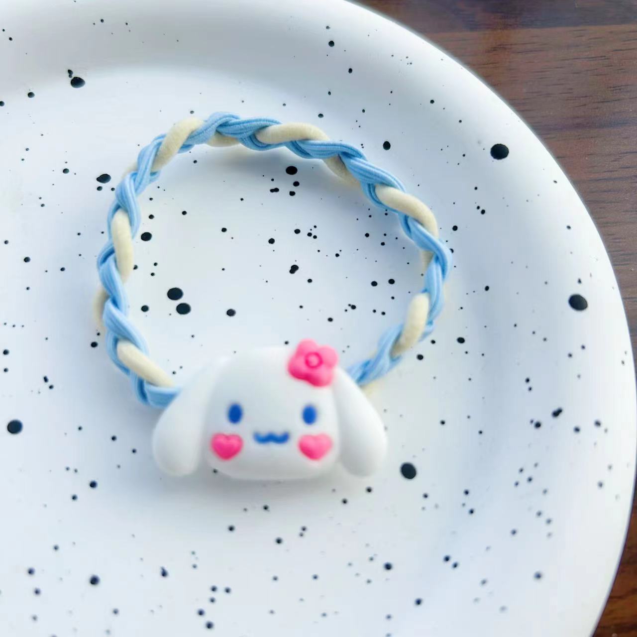 Niños Kuromi elástico Sanliou joyas para el cabello niñas lindas dibujos animados anillo para el cabello niñas atado cabello cuerda al por mayor