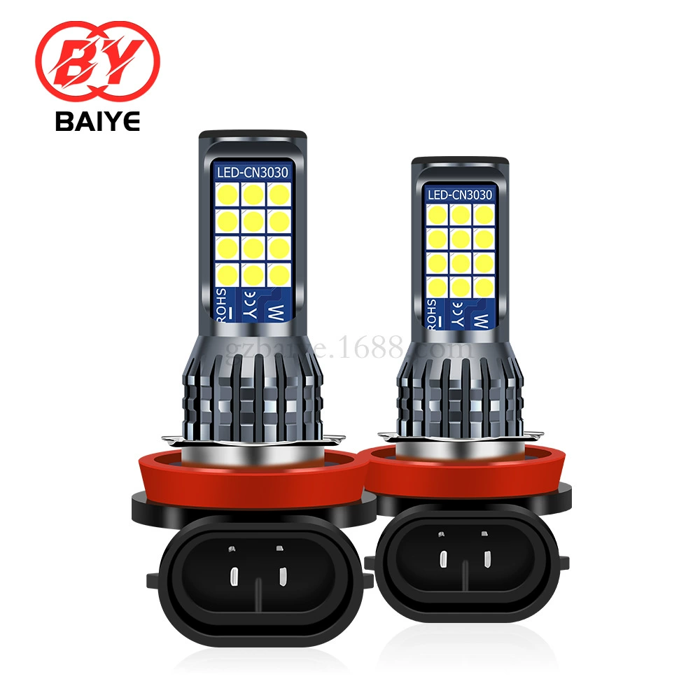 Взрывчатая автомобильная LED передняя противотуманная фара 12V-24V головной свет H11/H8 H8 H16 9006 9005 3030 24smd